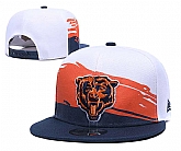 Bears Team Logo White Black Adjustable Hat GS,baseball caps,new era cap wholesale,wholesale hats
